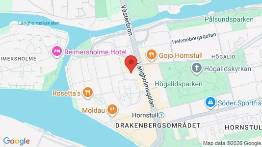 Lägenheter att hyra i Södermalm - kort over placeringen