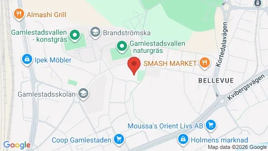 Lägenheter att hyra i Göteborg Östra - kort over placeringen
