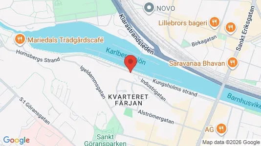 Lägenheter att hyra i Kungsholmen - kort over placeringen