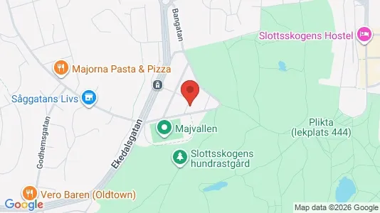 Lägenheter att hyra i Majorna-Linné - kort over placeringen