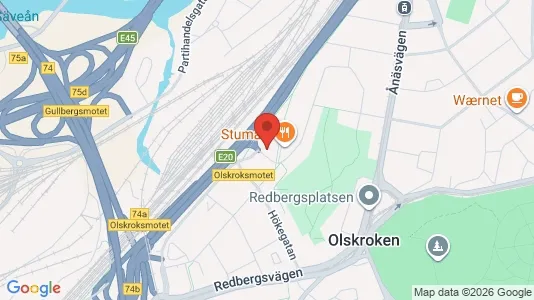Lägenheter att hyra i Örgryte-Härlanda - kort over placeringen