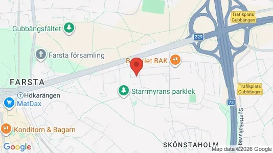 Lägenheter att hyra i Söderort - kort over placeringen