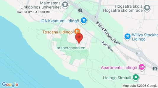 Lägenheter att hyra i Lidingö - kort over placeringen