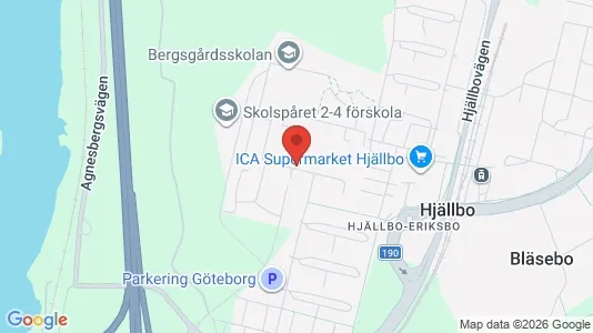 Lägenheter att hyra i Angered - kort over placeringen