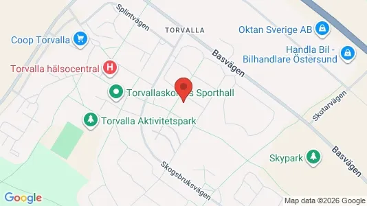 Lägenheter att hyra i Östersund - kort over placeringen