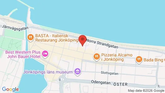 Lägenheter att hyra i Jönköping - kort over placeringen