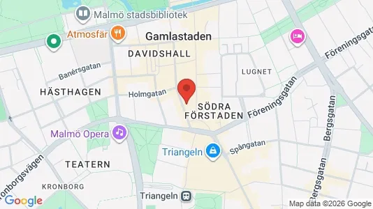 Lägenheter att hyra i Malmö Centrum - kort over placeringen