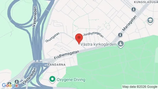Lägenheter att hyra i Majorna-Linné - kort over placeringen