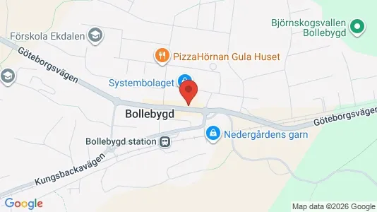 Lägenheter att hyra i Bollebygd - kort over placeringen
