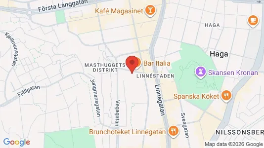 Lägenheter att hyra i Göteborg Centrum - kort over placeringen