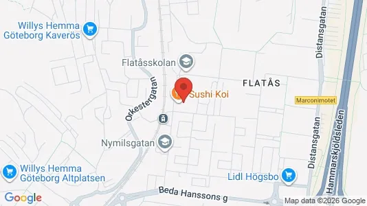 Lägenheter att hyra i Askim-Frölunda-Högsbo - kort over placeringen