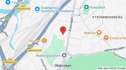 Lägenheter att hyra i Örgryte-Härlanda - kort over placeringen