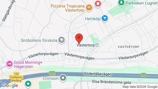 Lägenheter att hyra i Söderort - kort over placeringen