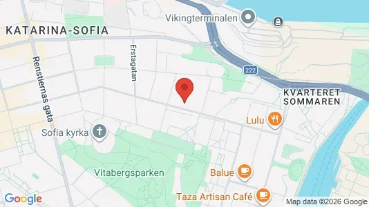 Lägenheter att hyra i Södermalm - kort over placeringen