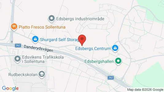 Lägenheter att hyra i Sollentuna - kort over placeringen