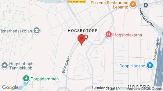 Lägenheter att hyra i Majorna-Linné - kort over placeringen