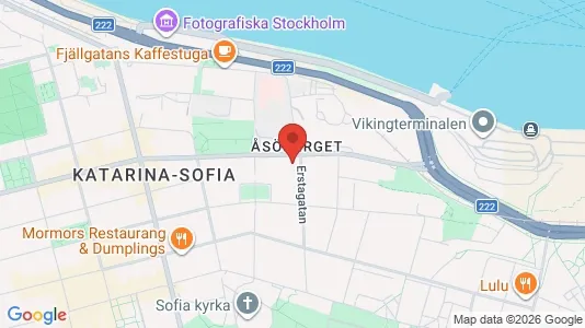 Lägenheter att hyra i Södermalm - kort over placeringen