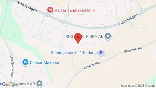 Lägenheter att hyra i Sigtuna - kort over placeringen