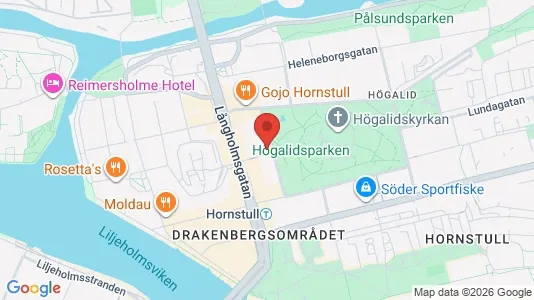 Lägenheter att hyra i Södermalm - kort over placeringen