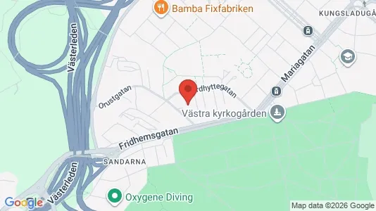 Lägenheter att hyra i Majorna-Linné - kort over placeringen