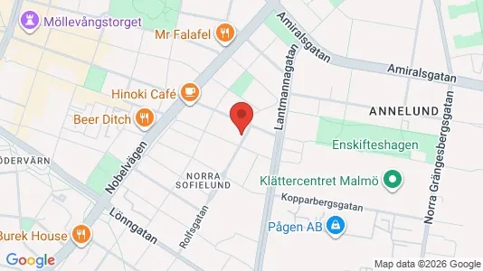 Lägenheter att hyra i Sofielund - kort over placeringen