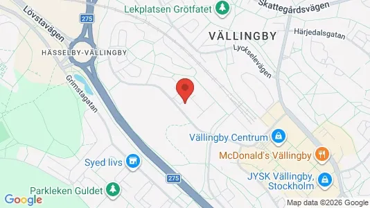 Lägenheter att hyra i Västerort - kort over placeringen