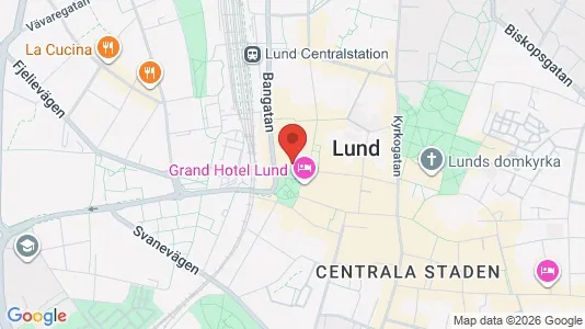 Lägenheter att hyra i Lund - kort over placeringen