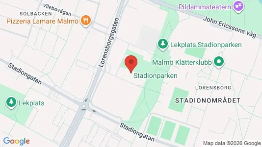 Lägenheter att hyra i Malmö Centrum - kort over placeringen