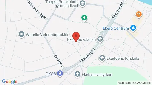 Lägenheter att hyra i Ekerö - kort over placeringen