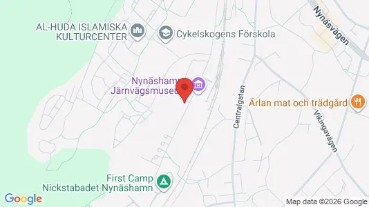 Lägenheter att hyra i Nynäshamn - kort over placeringen