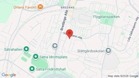 Lägenheter att hyra i Söderort - kort over placeringen