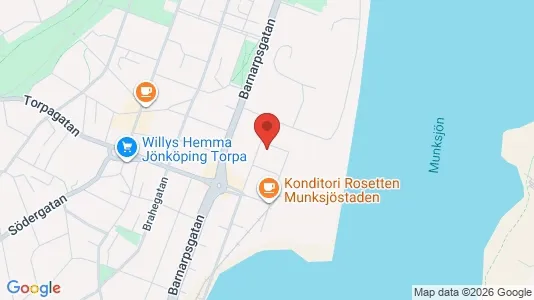 Lägenheter att hyra i Jönköping - kort over placeringen