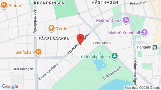 Lägenheter att hyra i Malmö Centrum - kort over placeringen