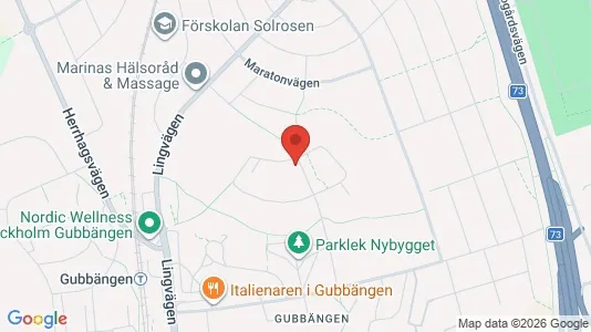 Lägenheter att hyra i Söderort - kort over placeringen