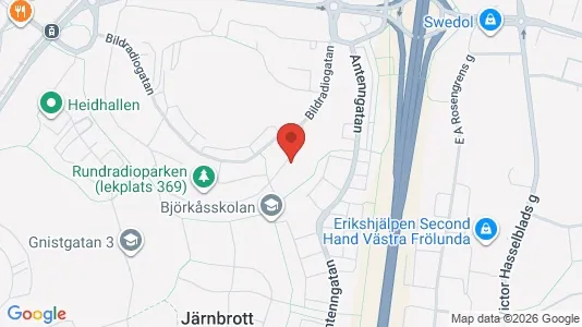 Lägenheter att hyra i Askim-Frölunda-Högsbo - kort over placeringen