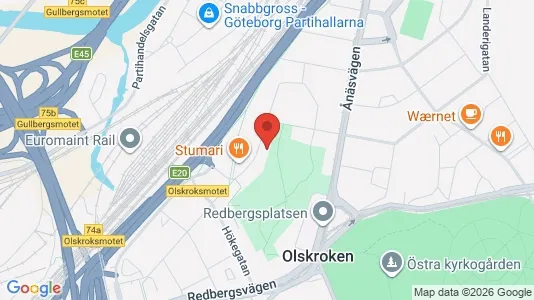 Lägenheter att hyra i Örgryte-Härlanda - kort over placeringen