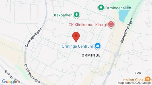 Lägenheter att hyra i Nacka - kort over placeringen