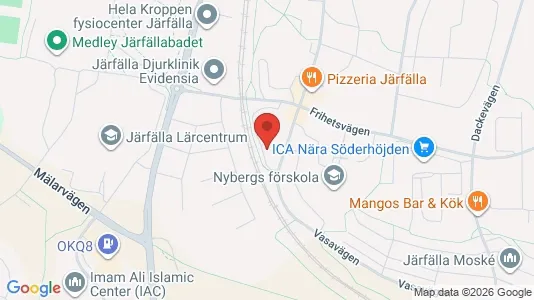 Lägenheter att hyra i Järfälla - kort over placeringen