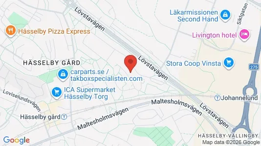 Lägenheter att hyra i Västerort - kort over placeringen