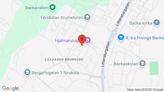 Lägenheter att hyra i Norra hisingen - kort over placeringen