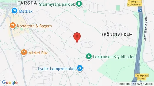 Lägenheter att hyra i Söderort - kort over placeringen