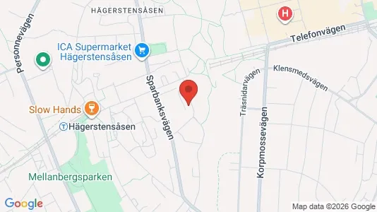 Lägenheter att hyra i Söderort - kort over placeringen