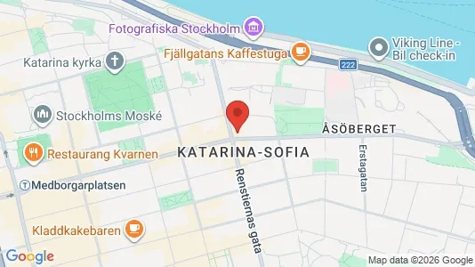 Lägenheter att hyra i Södermalm - kort over placeringen