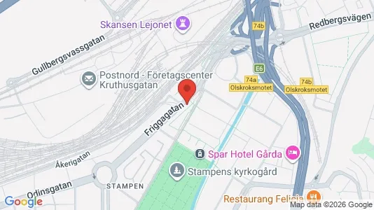 Lägenheter att hyra i Örgryte-Härlanda - kort over placeringen