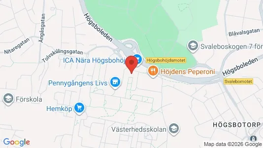 Lägenheter att hyra i Majorna-Linné - kort over placeringen