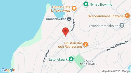 Lägenheter att hyra i Nynäshamn - kort over placeringen