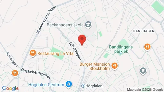 Lägenheter att hyra i Söderort - kort over placeringen