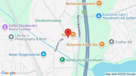 Lägenheter att hyra i Sollentuna - kort over placeringen