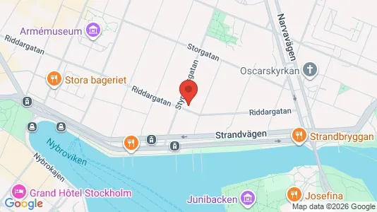 Lägenheter att hyra i Östermalm - kort over placeringen