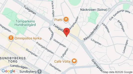 Lägenheter att hyra i Sundbyberg - kort over placeringen